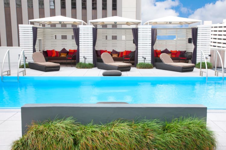 Rooftop pool